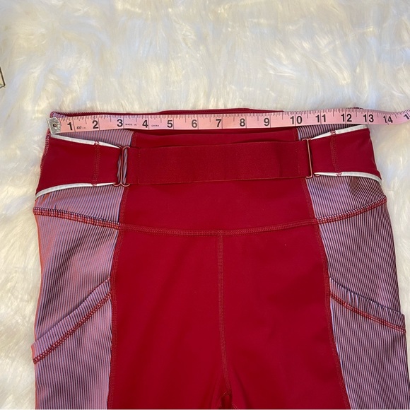 NWOT Free People Movement Hardio Cardio Leggings in Red Grape Size Medium - Picture 5 of 11